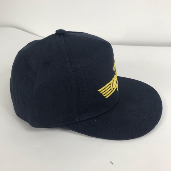 Top Gun Adult Unisex Hat cap flat Bill navy blue - Picture 5 of 12